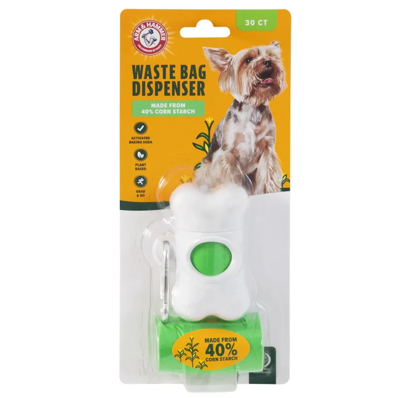 Plastic Dispenser With Waste Bag 1 Pk