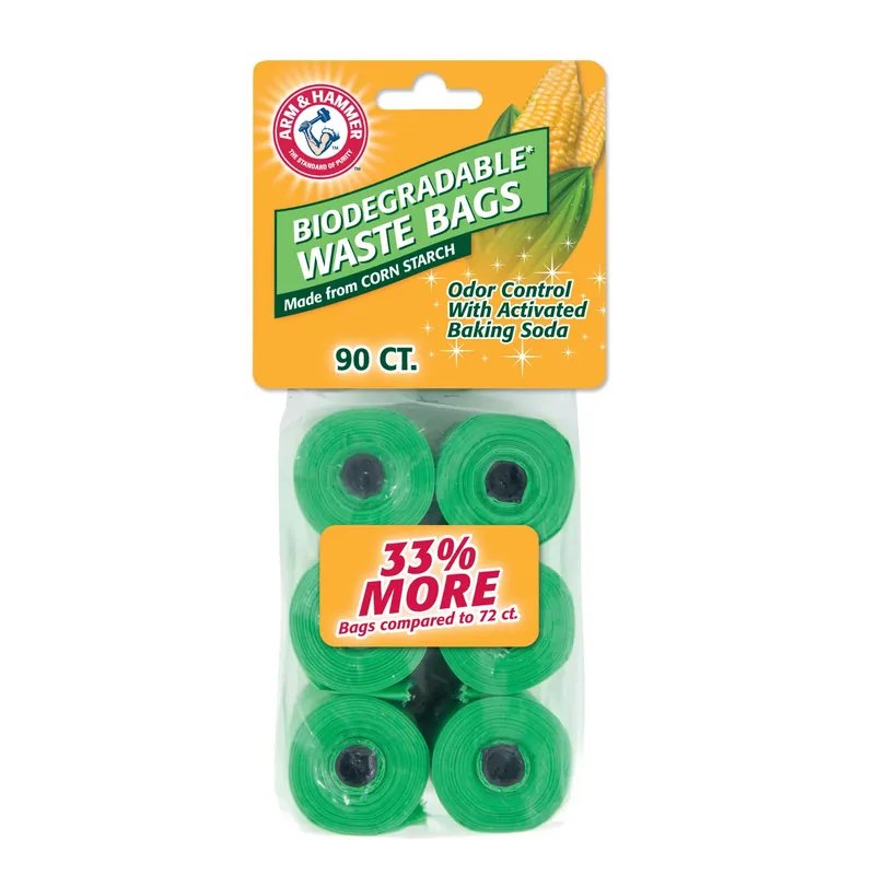 Plastic Biodegradable Waste Bags 90 Pk