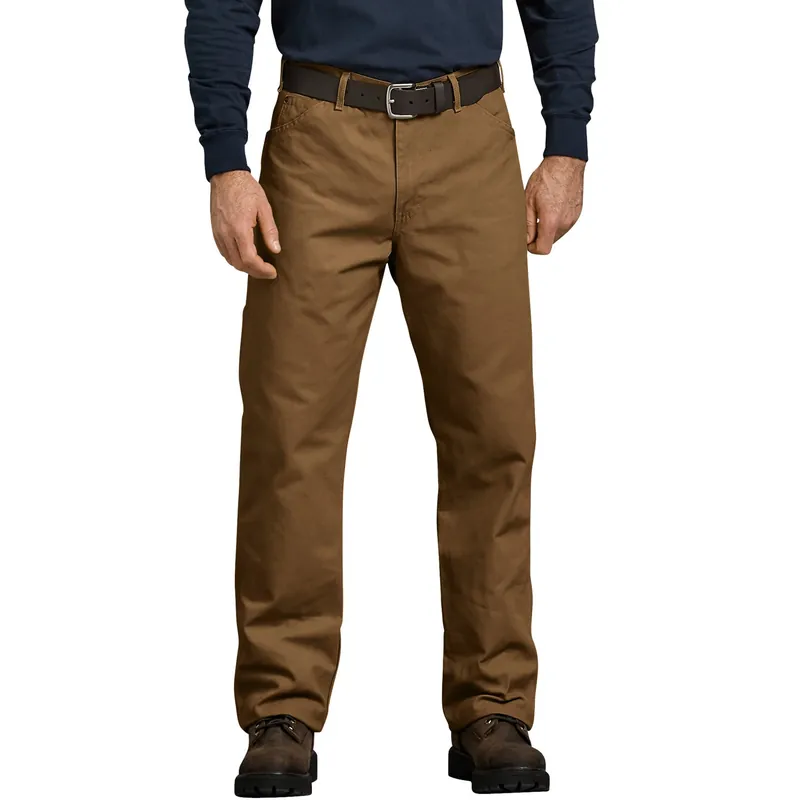 Carpenter Jeans, Duck Fabric, Relaxed Fit, Brown, Men‘s 40 X 32-in.