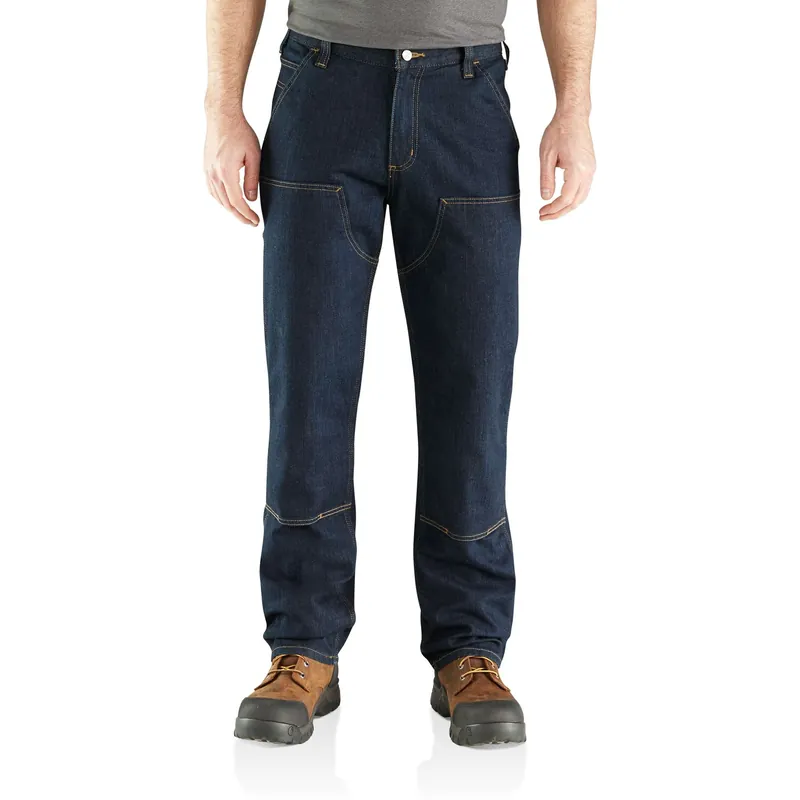 Men‘s Rugged Flex Relaxed Fit Double-front Utility Jean W44 Erie