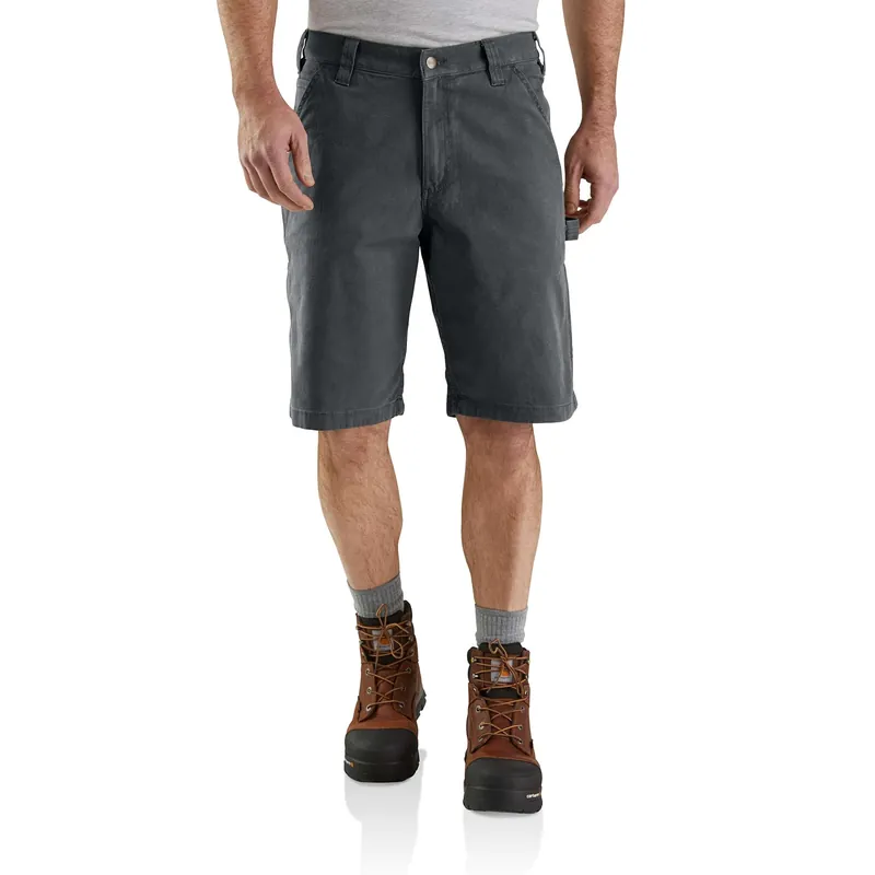 Men‘s Rugged Flex Relaxed Fit Canvas Utility Work Short W31 Shadow