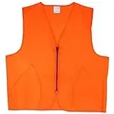 Blaze Orange Hunting Vest For Men And Women, Size Xl/xxl, Safety Gear
