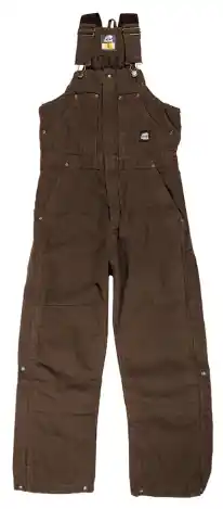 Men‘s 2xl Bark Insulated Washed Duck Bib Overalls With Multiple Pockets