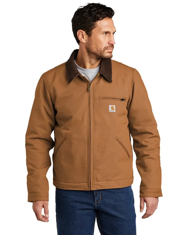 Men‘s Relaxed Fit Duck Blanket-lined Detroit Jacket - Xl - Carhartt Brown