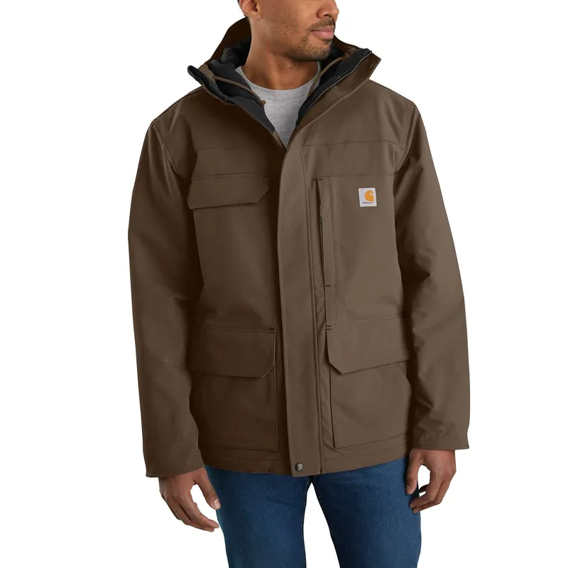 Super Dux Relaxed Fit Insulated Traditional Coat - Xl Regular - Coffee