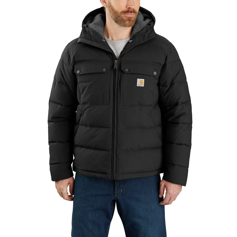 Montana Loose Fit Insulated Jacket For Men - Black, Medium Size
