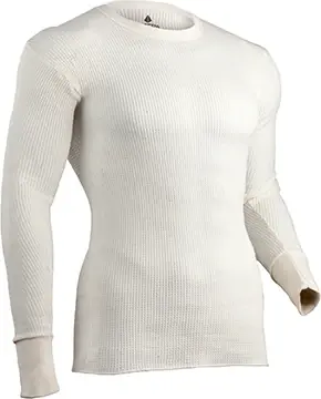 Tradition Long Johns Long Sleeve Shirt, Natural Color, Extra Large Size
