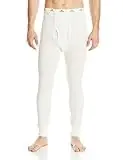 Indera Men‘s 65/35 Waffle Knit Thermal Pants, Natural, 3x-large
