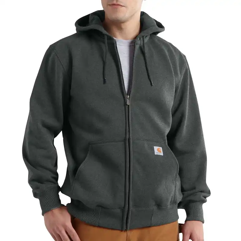 Men‘s Rain Defender Heavyweight Full-zip Sweatshirt, 2xl, Carbon Heather