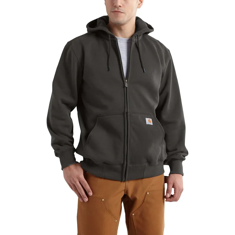 Men‘s Rain Defender Heavyweight Full-zip Sweatshirt, Xl Tall, Peat