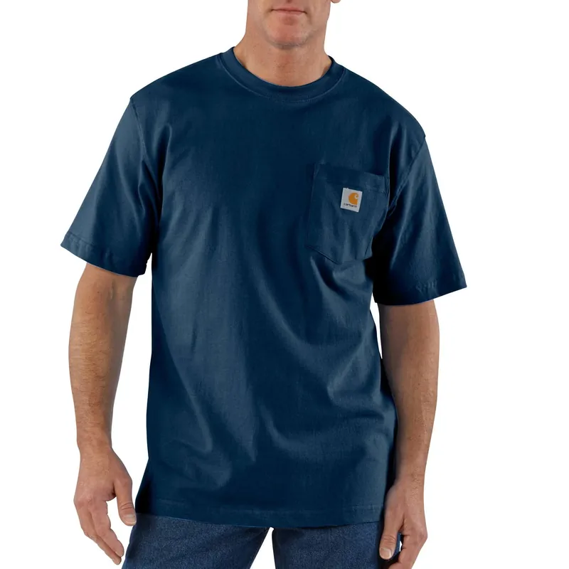 Pocket T-shirt, Navy, Tall, Xl