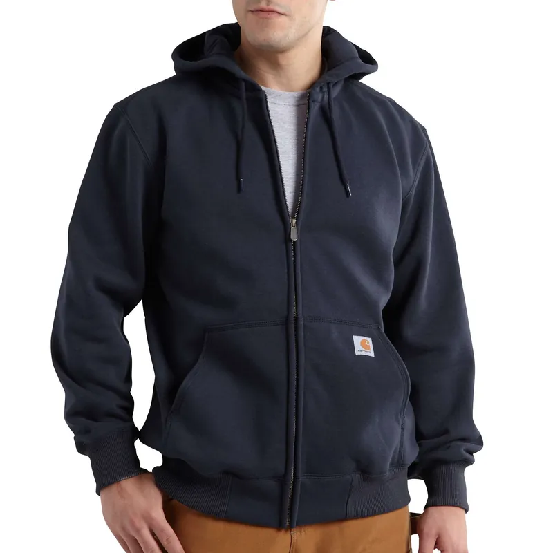 Men‘s Rain Defender Heavyweight Full-zip Sweatshirt, New Navy, Size Small