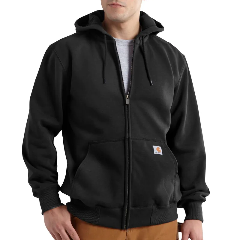Men‘s Rain Defender Paxton Heavyweight Full-zip Hoodie, Black, Xl