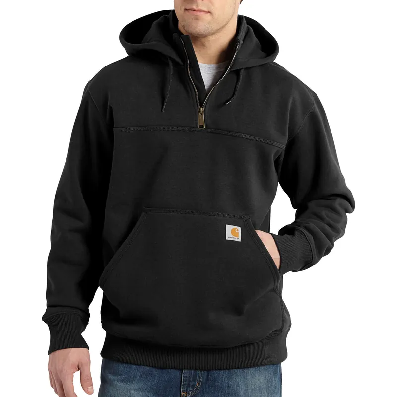 Men‘s Rain Defender Heavyweight Quarter-zip Sweatshirt, Xl, Black