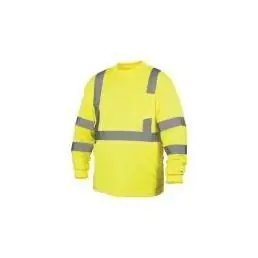 Safety Rlts3110x3 Hi-vis Lime Long Sleeve T-shirt - 3x Large