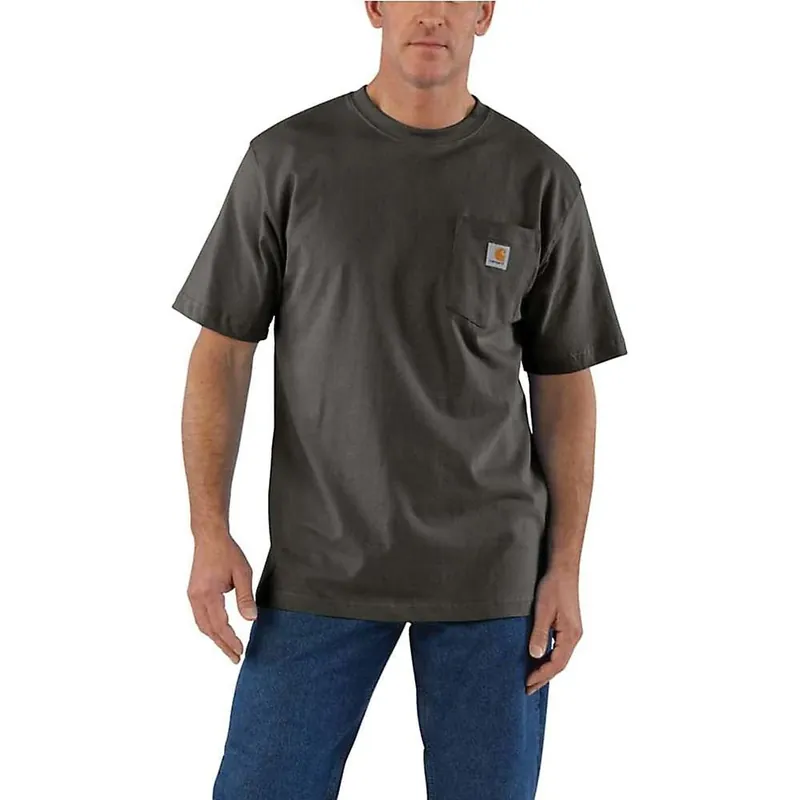 Men‘s K87 Workwear Pocket Short Sleeve T-shirt - Xxl Regular - Peat