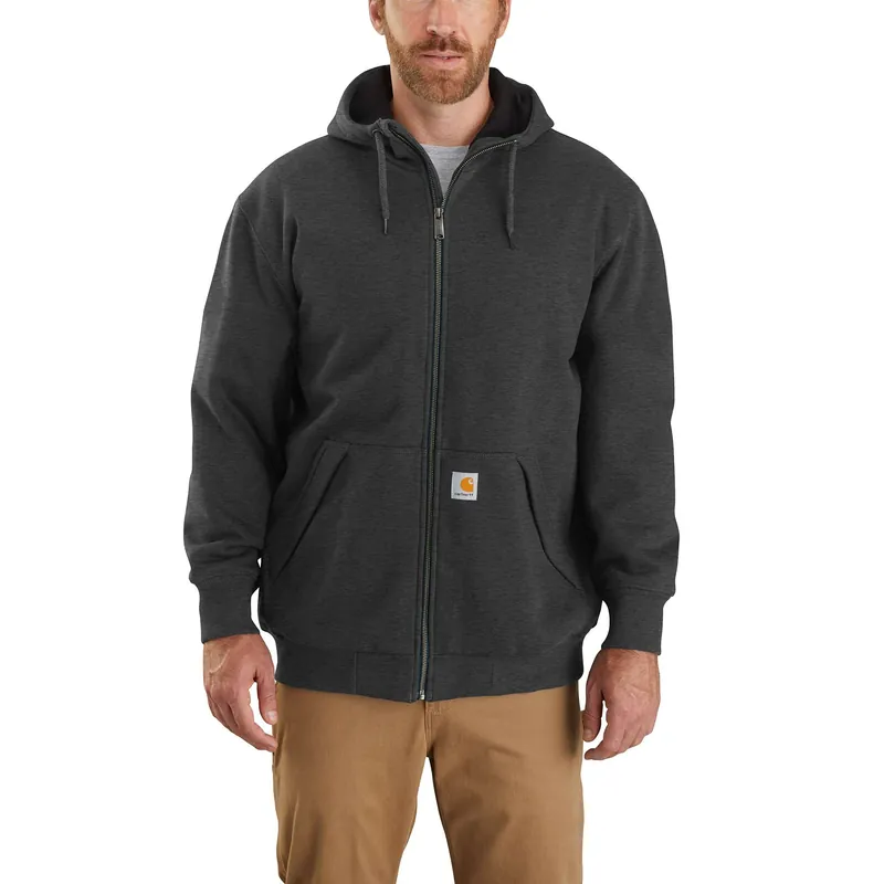 Men‘s Rain Defender Loose Fit Midweight Thermal-lined Full-zip Sweatshirt - Xl
