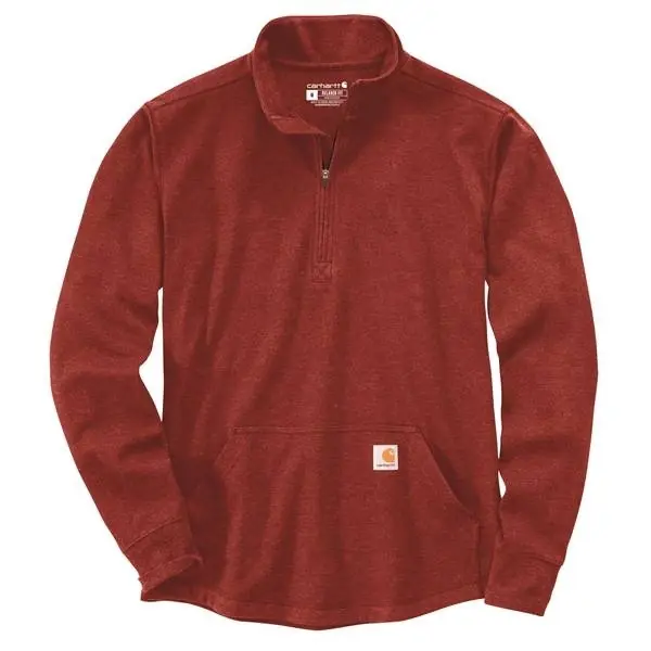 Men‘s Long Sleeve Thermal 1/2 Zip Shirt - Comfortable And Durable