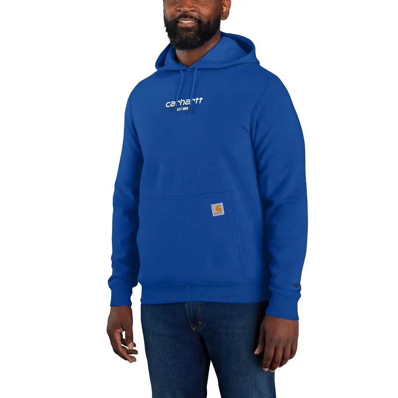 Force Relaxed Fit Lightweight Logo Graphic Sweatshirt - Xl, Glass Blue