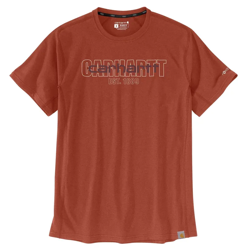 Force Relaxed Fit Midweight Short-sleeve Logo Graphic T-shirt