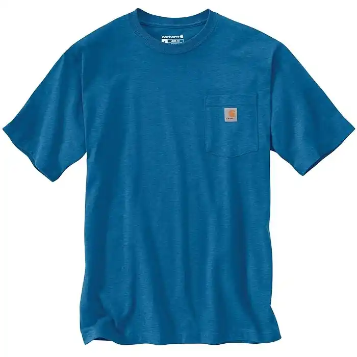 Loose Fit Heavyweight Short-sleeve Pocket T-shirt, Marsh Blue, 2xl