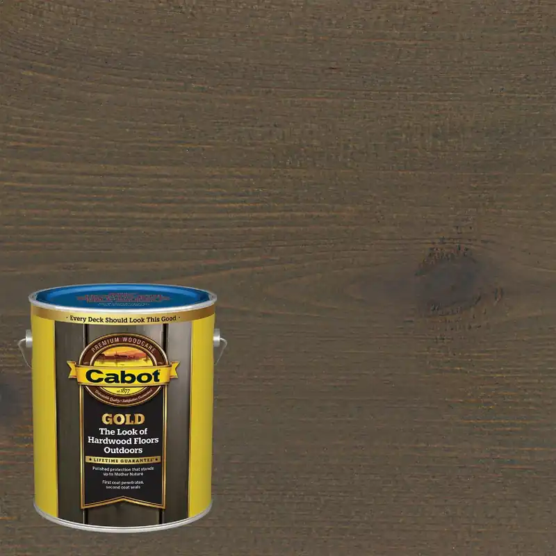Gold Low Voc Exterior Stain, Starlit Gray, 1 Gallon - Ultimate Protection
