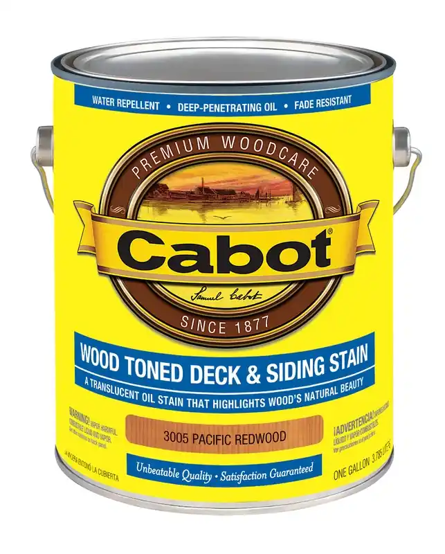 Alkyd/oil Base Wood Toned Deck & Siding Stain, Pacific Redwood, 1 Gallon