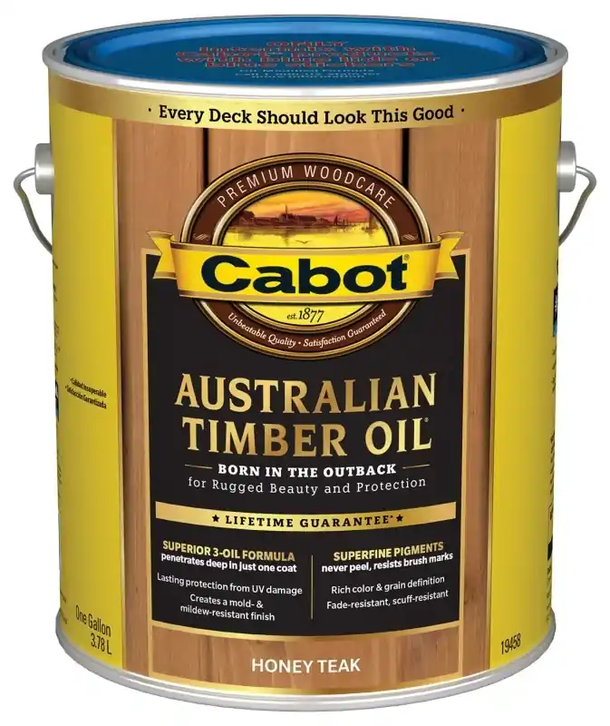 Australian Timber Oil Wood Finish, Honey Teak, 1-gallon