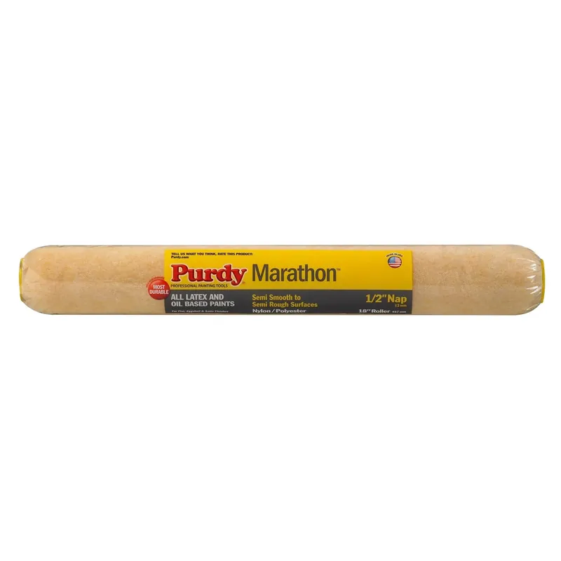 Marathon Nylon/polyester 18 In. W X 1/2 In. Paint Roller Cover 1 Pk