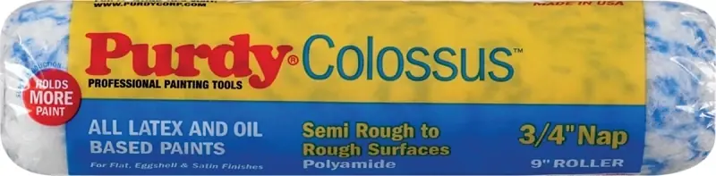 Colossus Polyamide Fabric 9 In. W X 3/4 In. Paint Roller Cover 1 Pk