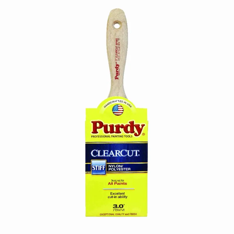 Clearcut Sprig Flat Trim Paint Brush, 3 In.