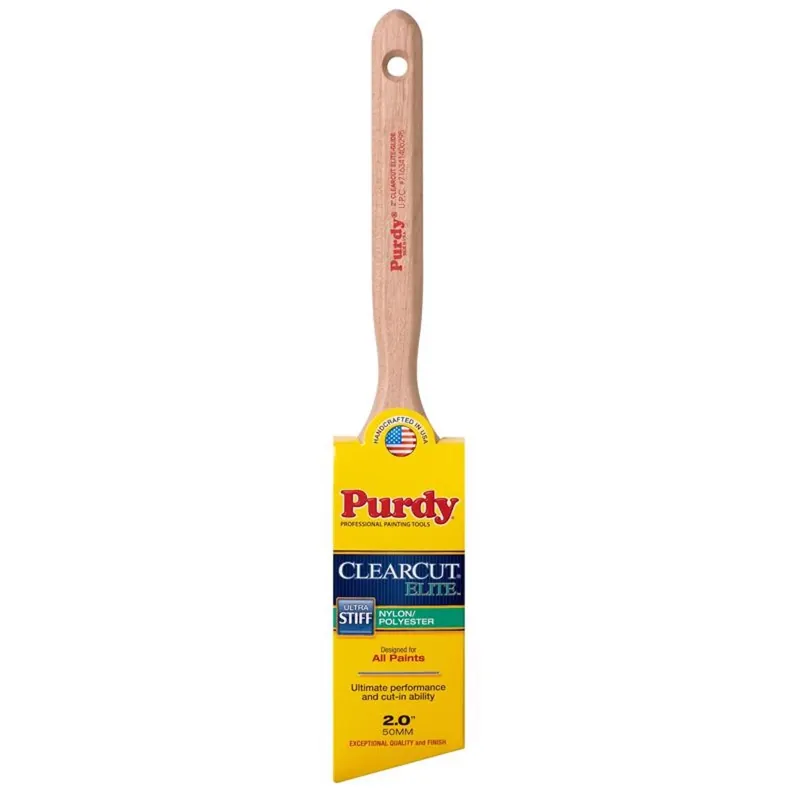 Clearcut Elite Glide 2 In. Ultra Stiff Angle Trim Paint Brush