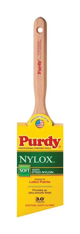 Nylox Glide Angular Sash & Trim Paint Brush, 3 In.