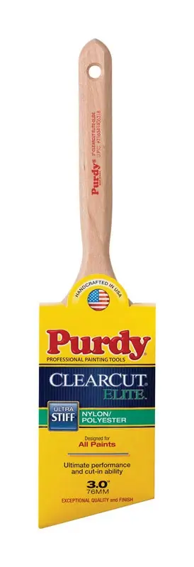 Clearcut Elite Glide 3 In. Angular Trim Paint Brush - Model 144152830