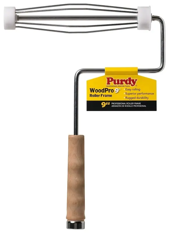Paint Roller Frame, Alderwood Handle, 9 In.