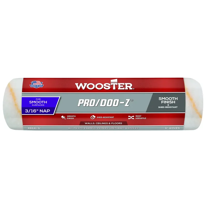 Pro/doo-z Woven Fabric 9 In. W X 3/16 In. Paint Roller Cover 1 Pk