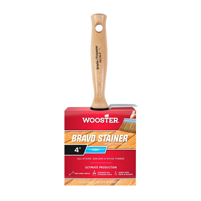 Stain Brush, 4-in.