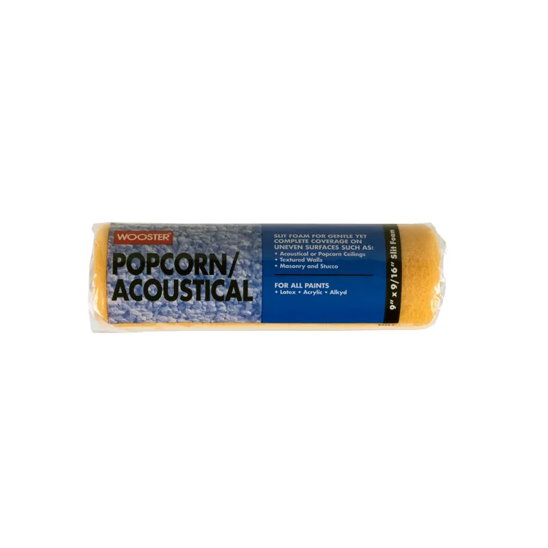 Popcorn/acoustical Foam 9 In. W X 9/16 In. Paint Roller Cover 1 Pk