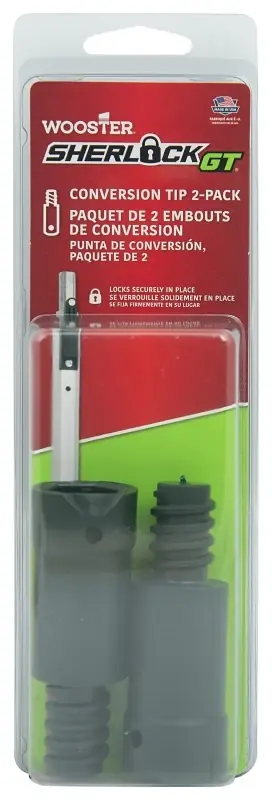 Sherlock 1.85 In. L X .5 In. D Fiberglass Extension Pole Conversion Tips Silver