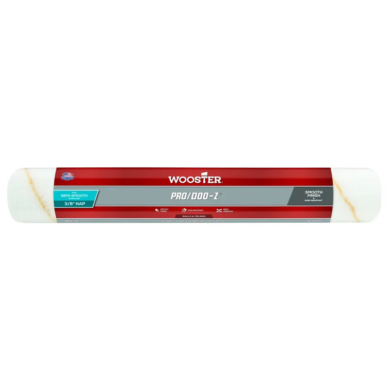 Pro/doo-z Woven Fabric 18 In. W X 3/8 In. Paint Roller Cover 1 Pk
