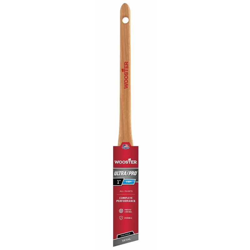 Thin Angle Sash Paint Brush, Nylon/poly, 1 In.