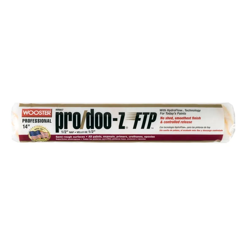 Pro/doo-z Ftp Synthetic Blend 14 In. W X 1/2 In. Paint Roller Cover 1 Pk