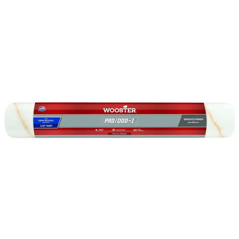 Pro/doo-z Woven Fabric 18 In. W X 1/2 In. Regular Paint Roller Cover 1 Pk