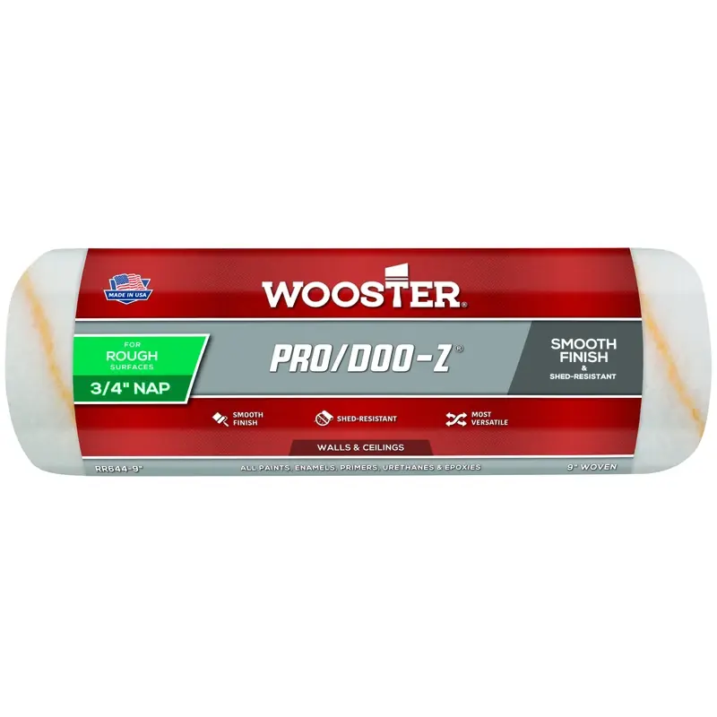 Pro/doo-z Woven Fabric 9 In. W X 3/4 In. Regular Paint Roller Cover 1 Pk