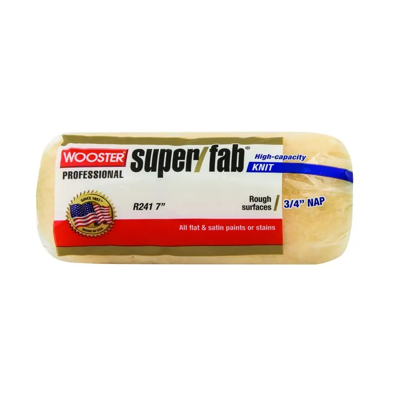 Super/fab Knit 7 In. W X 3/4 In. Regular Paint Roller Cover 1 Pk