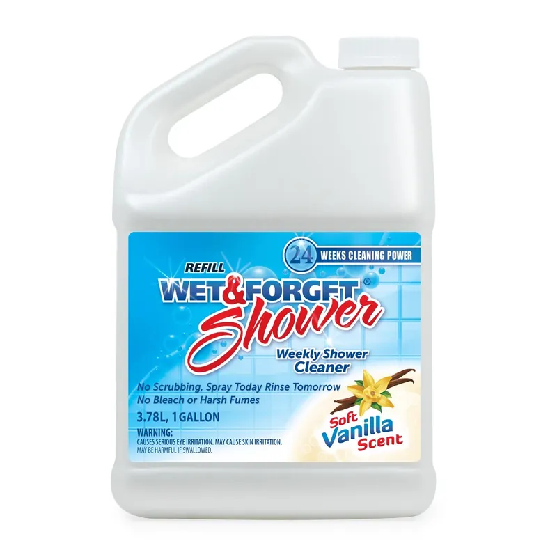 1 Gallon Soft Vanilla Scent Weekly Shower Cleaner Refill