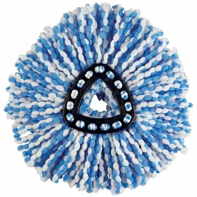 Easy Wring Rinse Clean 2 In. Wet Microfiber Mop Replacement 1 Pk