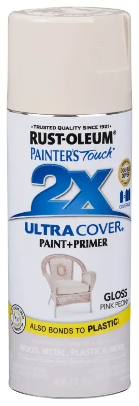 Painter‘s Touch 2x Spray Paint, Pink Peony Gloss, 12 Oz.
