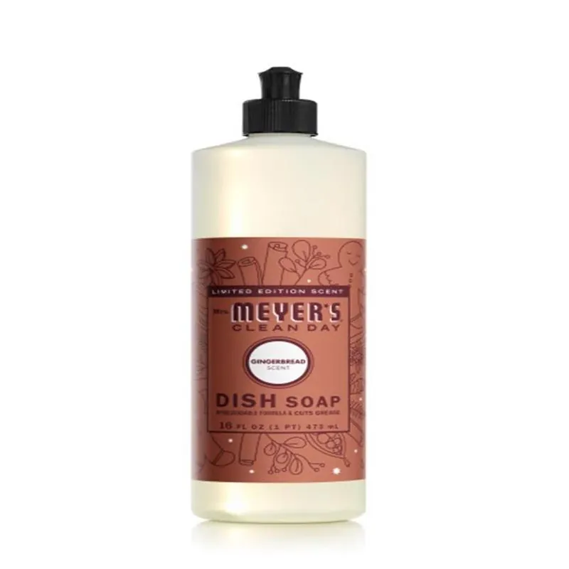 Holiday Liquid Dish Soap, Gingerbread Scent, 16 Oz.
