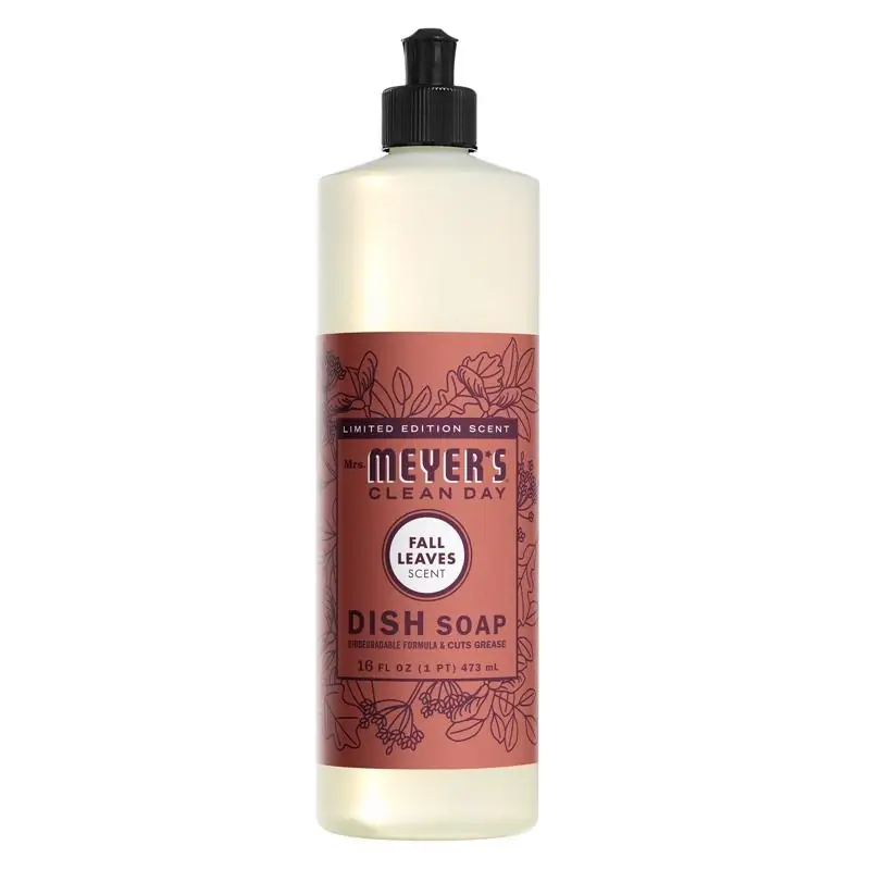 Clean Day Fall Leaves Liquid Dish Soap 16 Oz